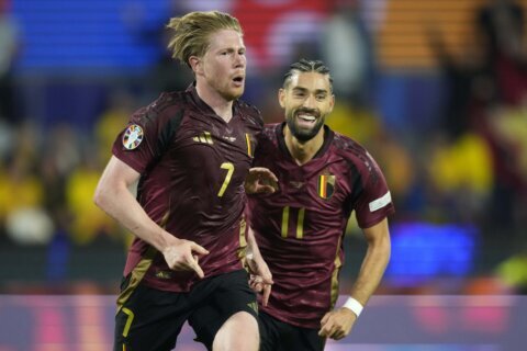 De Bruyne crowns Belgium’s 2-0 win over Romania to get Euro 2024 campaign on track