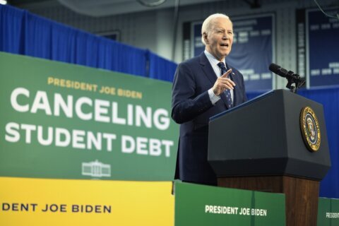 Biden's student loan work gets tepid reviews — even among those with debt, an AP-NORC poll finds