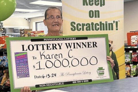 Her dying husband worried she'd have money troubles. Then she won the lottery