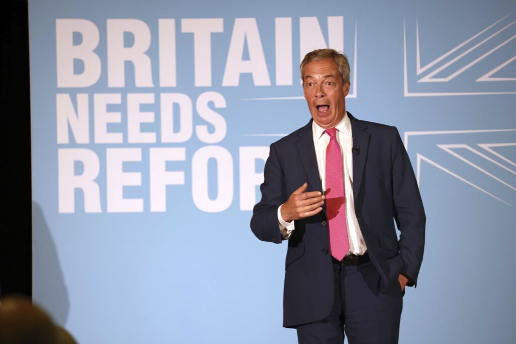 Nigel Farage criticizes racist remarks by Reform UK worker. But he later called it a ‘stitch-up’