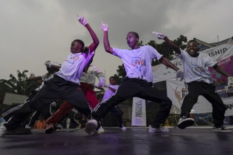 AP PHOTOS: In the spirit of perseverance, artists flock to Congo’s biggest dance festival