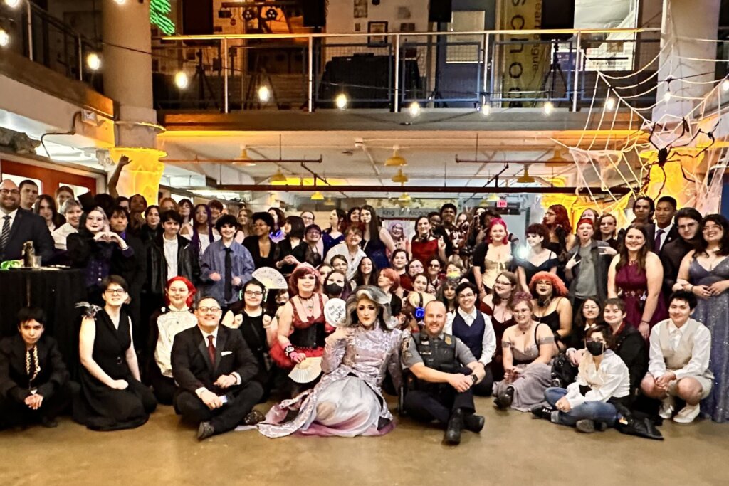 D.C. area high school students packed Alexandria, Virginia's Torpedo Factory Art Center for Safespace NOVA’s Pride Prom on June 1, 2024.