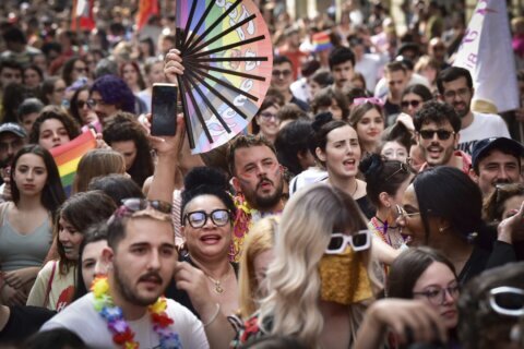 Rome LGBTQ+ Pride parade celebrates 30th anniversary, makes fun of Pope Francis comments