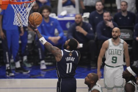 Kyrie Irving ends his personal Celtics skid, so now the Mavs will try to win in Boston in NBA Finals