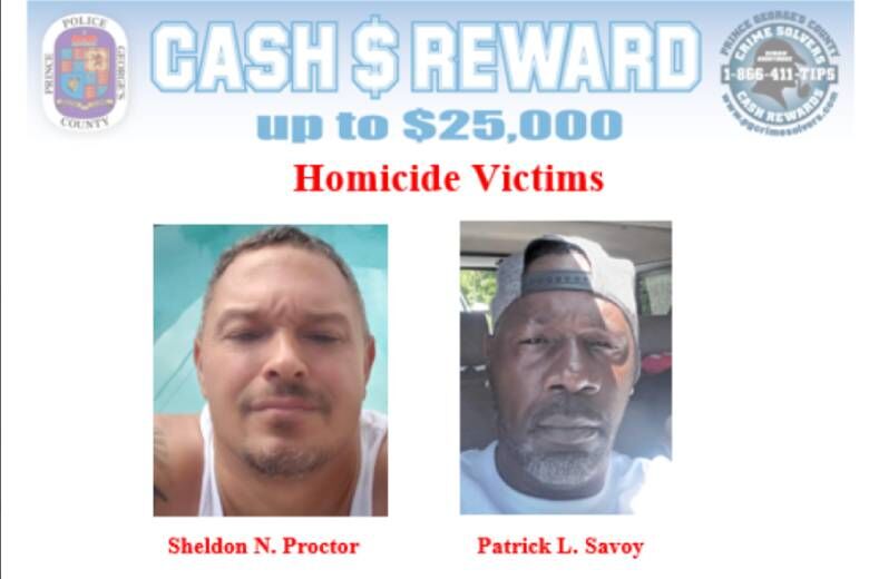 Authorities are offering a $25,000 reward for information. (Courtesy Prince George's County police)
