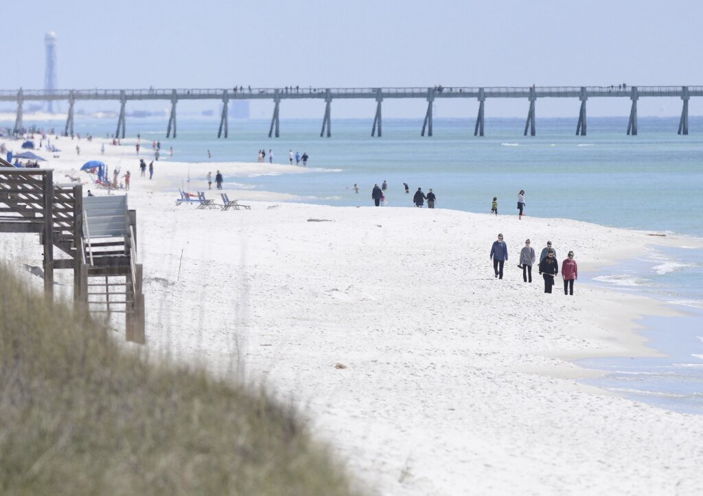Florida authorities warn of shark dangers along Gulf Coast beaches after 3 people are attacked