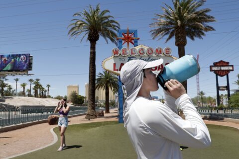 Las Vegas logs another record-high but weeklong heat wave losing grip on US Southwest