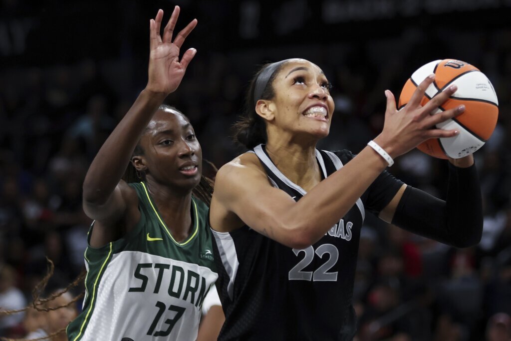 A’ja Wilson and Caitlin Clark lead WNBA All-Star fan vote