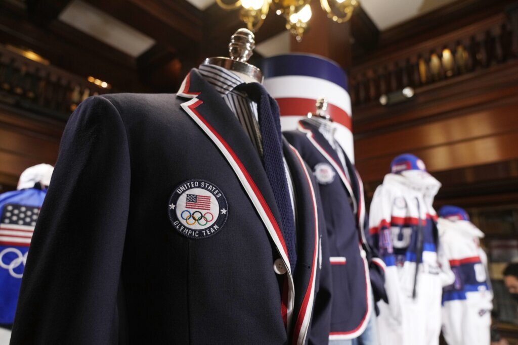 Ralph Lauren goes with basic blue jeans for Team USA’s opening Olympic ceremony uniforms