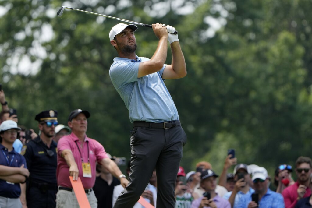 Scheffler outlasts course intrusion, Tom Kim to win Travelers Championship for 6th victory of year