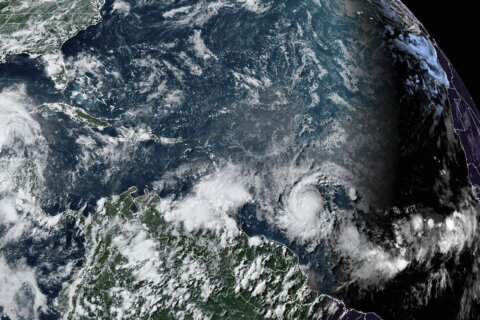 Hurricane Beryl approaches the southeast Caribbean after strengthening into a Category 4 storm
