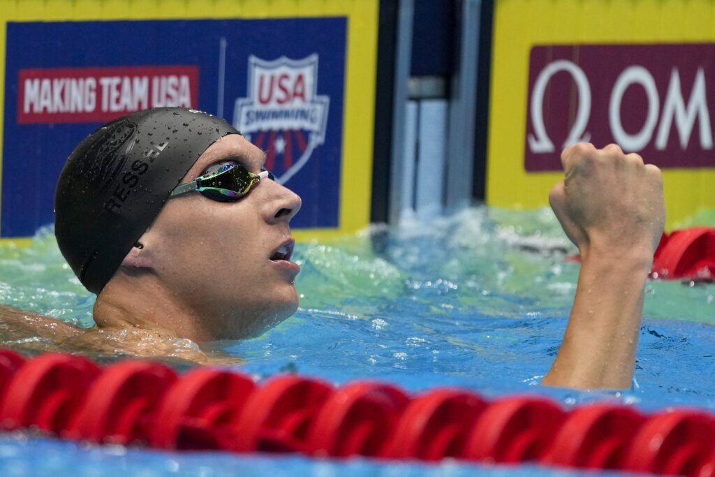 Caeleb Dressel earns an individual race in Paris, winning 50 free at US Olympic swim trials