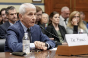 Dr. Anthony Fauci, former Director of the National Institute of Allergy and Infectious Diseases, testifies during a House Select Subcommittee on the Coronavirus pandemic at Capitol Hill, Monday, June 3, 2024, in Washington. (AP Photo/Mariam Zuhaib)