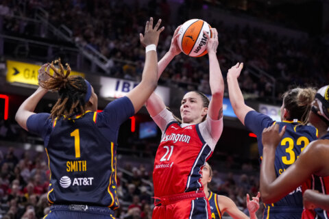 Atkins scores 26 for the Mystics, who overcome Caitlin Clark’s 29 points to beat the Fever 89-84