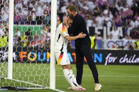 Tearful Germany coach lauds his team's example for German society at Euro 2024