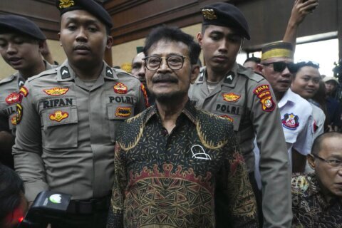 Former Indonesian agriculture minister sentenced to 10 years for corruption