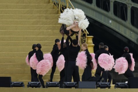 Lady Gaga dazzles at Olympics opening ceremony with prerecorded French performance