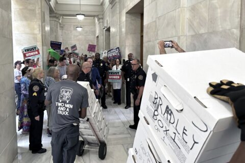 Arkansas abortion measure's signatures from volunteers alone would fall short, filing shows