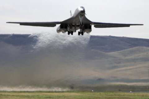 Multiple crew failures and wind shear led to January crash of B-1 bomber, Air Force says