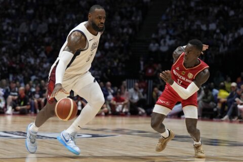 LeBron James scores final 11 points for US in 92-88 win over Germany as pre-Olympic tour ends