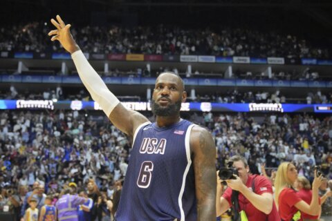 LeBron James selected as Team USA male flagbearer for Paris Olympics opening ceremony