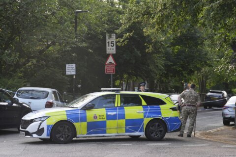 Man arrested after British soldier was stabbed and seriously hurt in attack near barracks