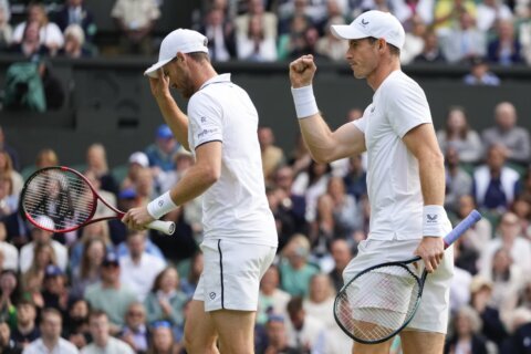 Andy Murray’s Wimbledon farewell tour begins with a loss in doubles with his brother