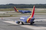 Southwest Airlines planes on tarmac