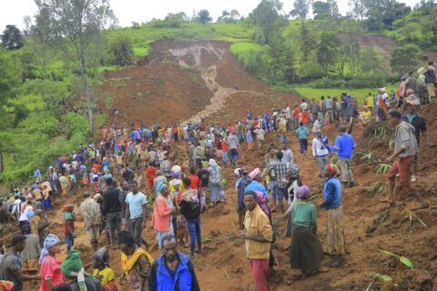 Death toll in southern Ethiopia mudslides rises to at least 146 as search operations continue