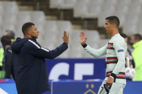 Mbappé praises ‘legend’ Ronaldo and urges France to support Griezmann in ‘tough spell’ at Euro 2024