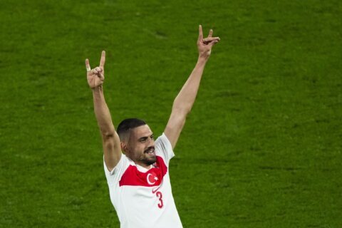 UEFA suspends Turkey player Merih Demiral for 2 games for making nationalistic gesture at Euro 2024