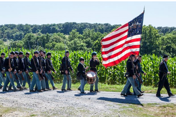 The 87th Pennsylvania Infantry at Monocacy.