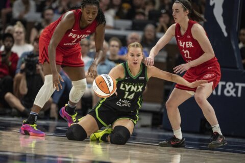 Kelsey Mitchell drops 21, Aliyah Boston and Caitlin Clark score 17 each as Fever top Lynx 81-74