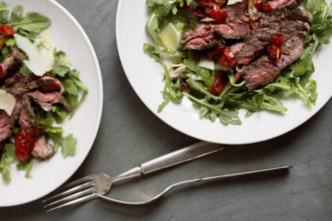 Skirt steak brings rich, beefy flavor to this economical tagliata-inspired salad
