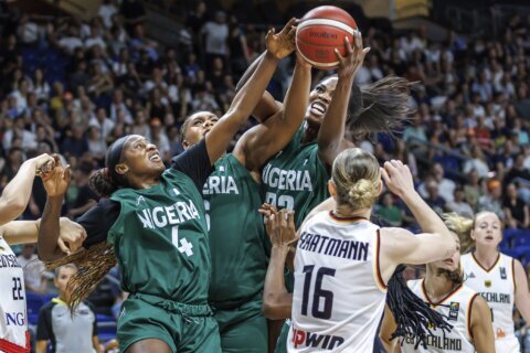 Nigeria women’s basketball team denied entry to opening ceremony boat by federation, AP source says
