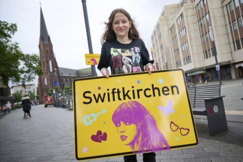 German city renamed ‘Swiftkirchen’ for Taylor Swift concerts gets 1,400 bids for the signs