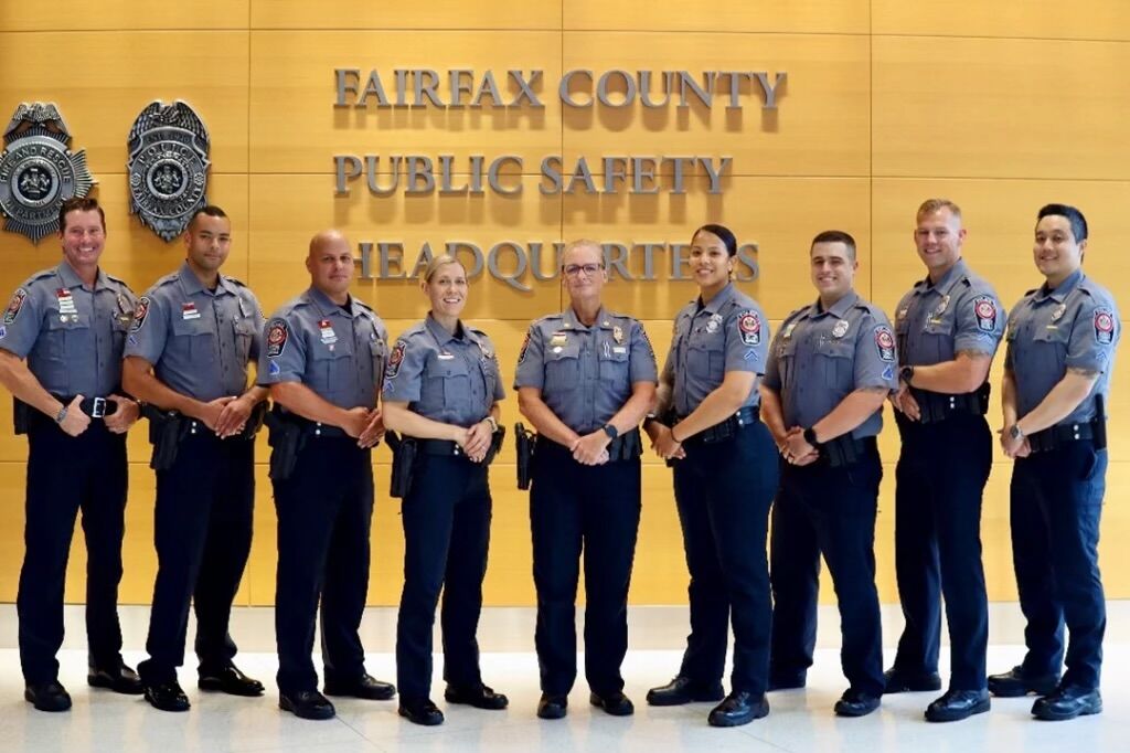Fairfax County police officers