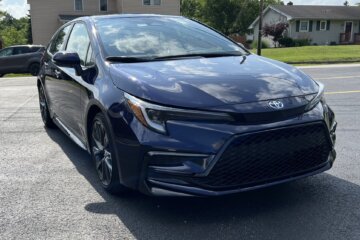 Exterior of Toyota Corolla Hybrid SE