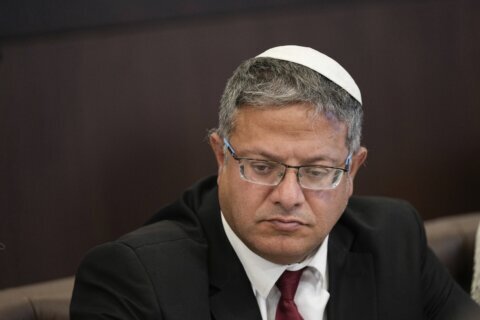 Far-right Israeli minister visits sensitive Jerusalem holy site, threatening Gaza cease-fire talks