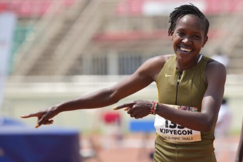 Faith Kipyegon breaks her own world record in 1,500 meters