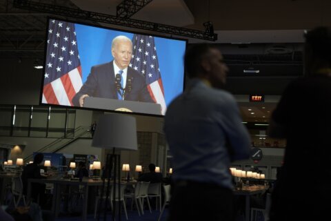 Key takeaways from Biden's news conference: Insistence on staying in the race and flubbed names