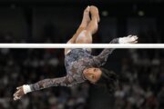 Simone Biles, Team USA take the floor at women's gymnastics final in Paris