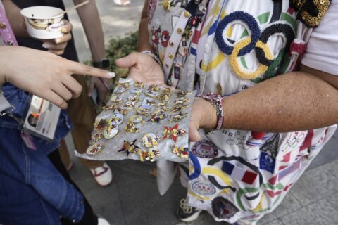 Pin-demonium hits Paris: Inside the pin-trading market at the Olympics