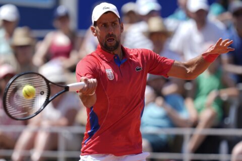 Novak Djokovic beats rival Rafael Nadal 6-1, 6-4 at the Paris Olympics in the second round