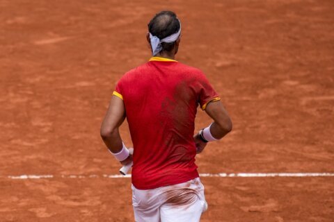 Paris Olympics tennis players’ dirty little secret is that clay gets everywhere and is hard to clean