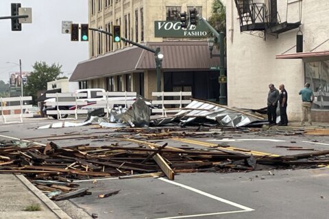 Severe storms in the Southeast US leave 1 dead and cause widespread power outages