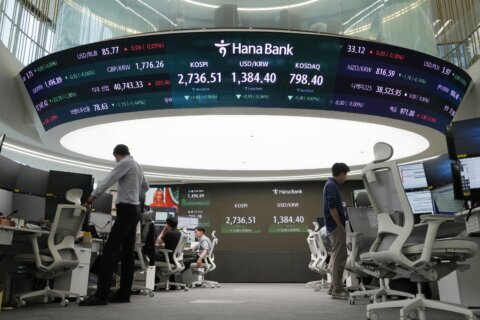 Stock market today: Asian benchmarks are mixed as Tokyo sips on strong yen