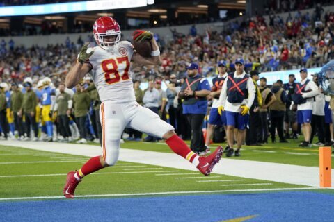 Travis Kelce picked as the top tight end in the AP’s NFL Top 5 rankings