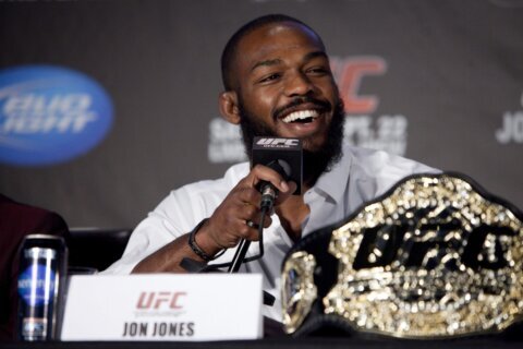 Jon Jones fights charges stemming from alleged hostility during a drug test at his home