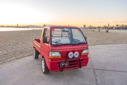 A 1995 Honda Acty that California-based Kei truck brokerage OIWA imported from Japan and customized.